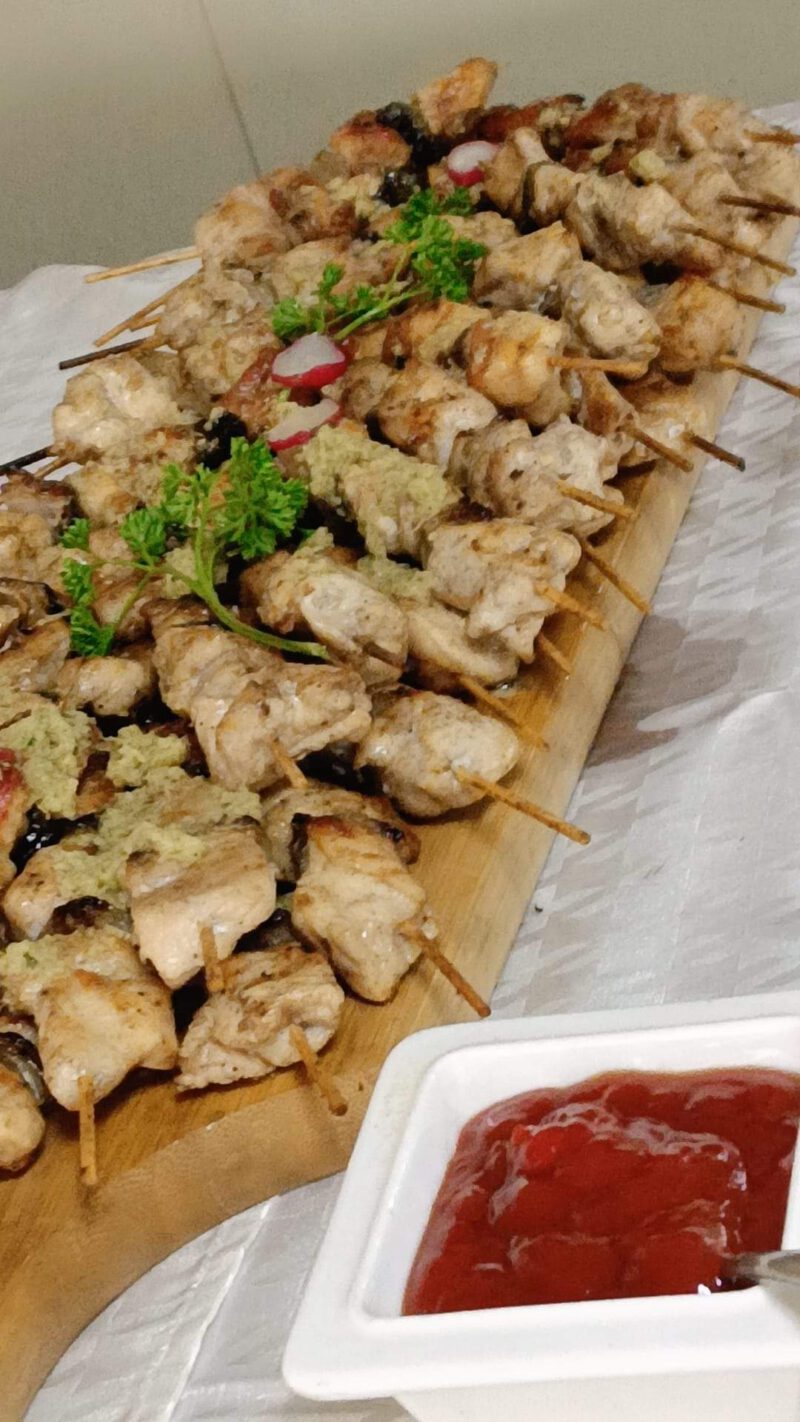 Brochettes de poulet